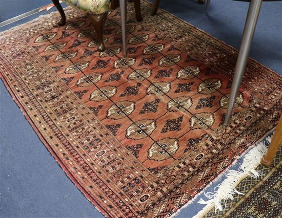 A Bokhara rug and two other rugs Bokhara 180 x 134cm